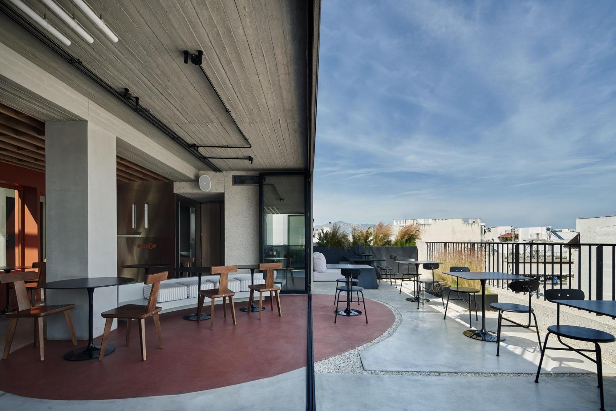 Hotel The Newel Psychiko Atenas Exterior foto The rooftop of the building